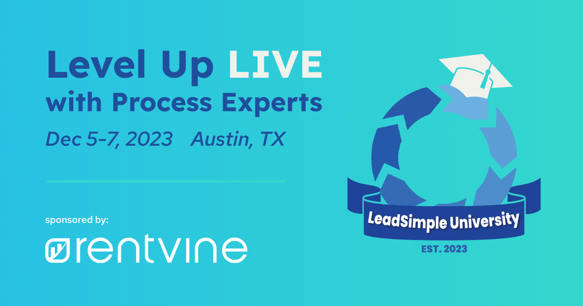 Join Rentvine at LeadSimple University