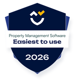 PropertyManagement.com Easiest to Use badge