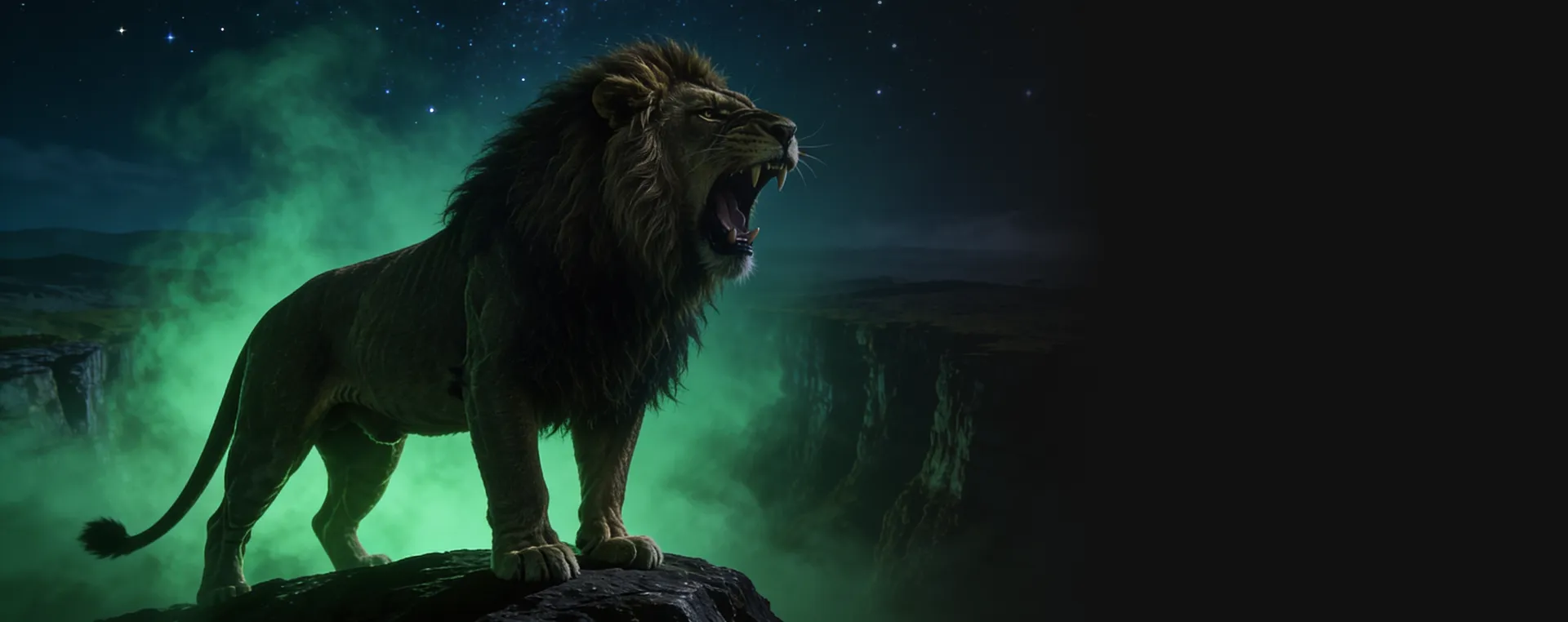 Lion imagery for the Be Herd 2027 conference theme